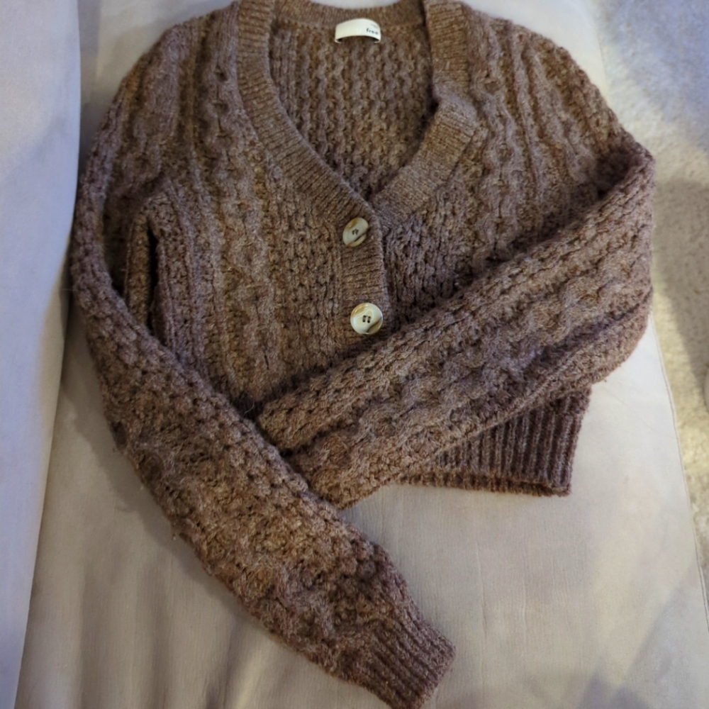 Wilfred Adley Wool Sweater Cardigan Aritzia